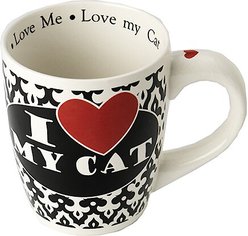 PetRageous Designs "I Love My Cat" Jumbo Coffee Mug, 28-oz