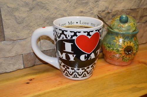 Show full view: PetRageous Designs "I Love My Cat" Jumbo Coffee Mug, 28-oz slide 2 of 2