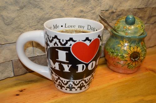 Show full view: PetRageous Designs "I Love My Dog" Jumbo Coffee Mug, 28-oz slide 2 of 3