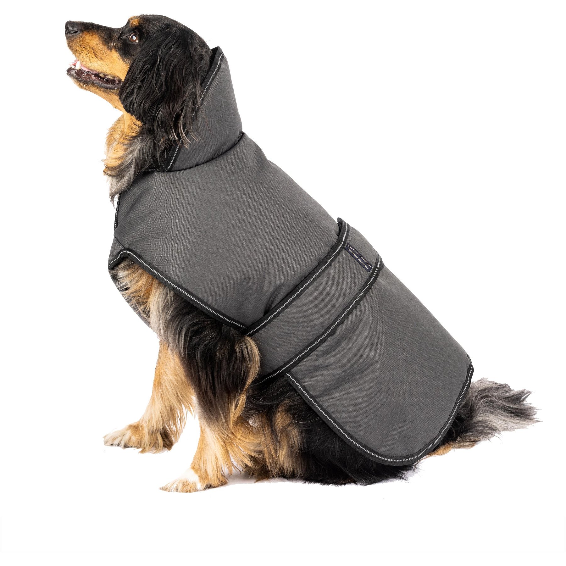 PetRageous Designs Juneau Insulated Dog Jacket, Gray, Large