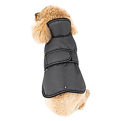 PetRageous Designs Juneau Insulated Dog Jacket, Gray, Small slide 1 of 6