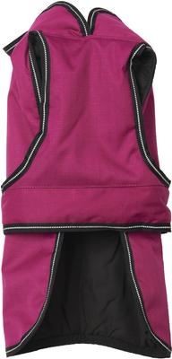 Show full view: PetRageous Designs Juneau Insulated Dog Jacket, Magenta, Medium slide 4 of 10