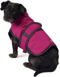 PetRageous Designs Juneau Insulated Dog Jacket, Magenta, Small