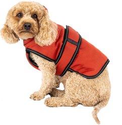 PetRageous Designs Juneau Insulated Dog Jacket, Red, Small slide 1 of 5