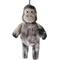 Show in main carousel: PetRageous Designs Knuckles the Gorilla 18-in Squeak & Crinkle Plush Dog Toy, Grey slide 1 of 4