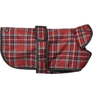 PetRageous Designs Kodiak Insulated Dog Coat, Red Plaid, Large