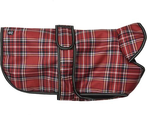Show full view: PetRageous Designs Kodiak Insulated Dog Coat, Red Plaid, Medium slide 5 of 10