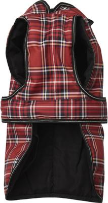 Show full view: PetRageous Designs Kodiak Insulated Dog Coat, Red Plaid, X-Large slide 4 of 10
