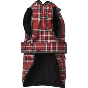 PetRageous Designs Kodiak Insulated Dog Coat, Red Plaid, XX-Large