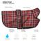 Show in main carousel: PetRageous Designs Kodiak Insulated Dog Coat, Red Plaid, XX-Large slide 6 of 10