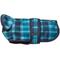 Show in main carousel: PetRageous Designs Kodiak Insulated Dog Coat, Teal Plaid, Small slide 5 of 10