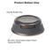 Show in main carousel: PetRageous Designs Kona Non-Skid Stainless Steel Dog & Cat Bowl, Charcoal Grey, 1.75-cup slide 3 of 5
