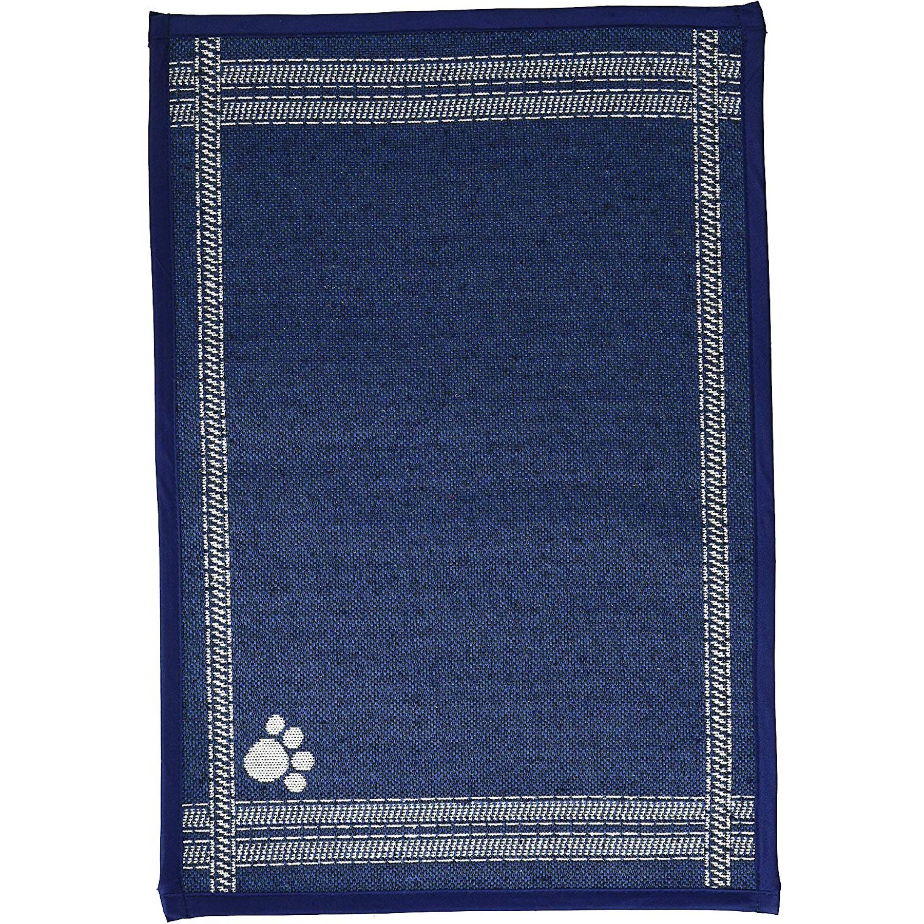 PetRageous Designs Mattress Ticking Tapestry Pet Placemat, 19-in