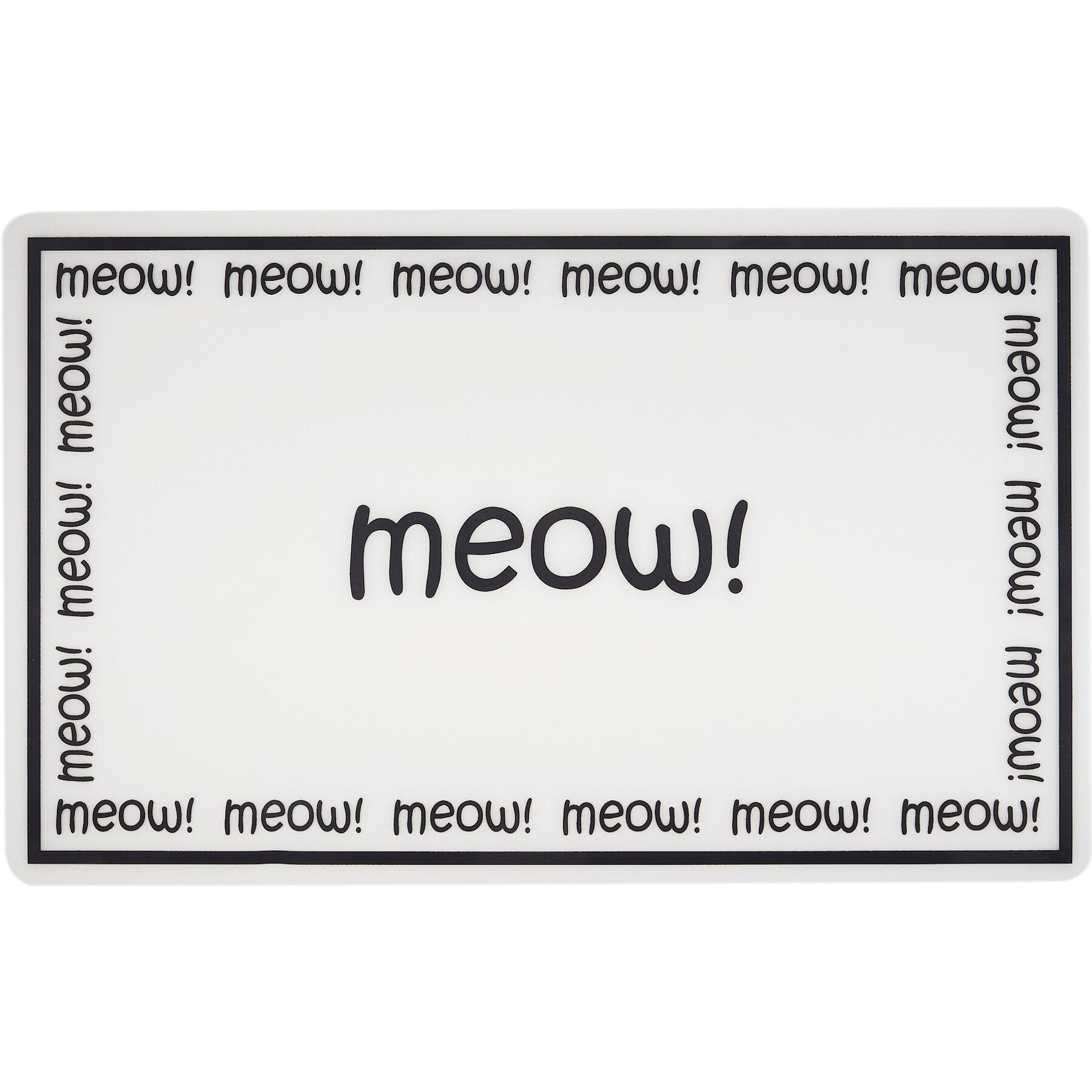 PetRageous Designs Meow Placemat, 12x19-in