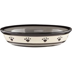 PetRageous Designs Metro Oval Ceramic Dog & Cat Dish, 1-cup