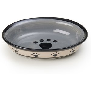 PetRageous Designs Metro Oval Ceramic Dog & Cat Dish, 1-cup