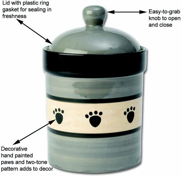 PetRageous Designs Zebra Buzz Pet Treat Jar