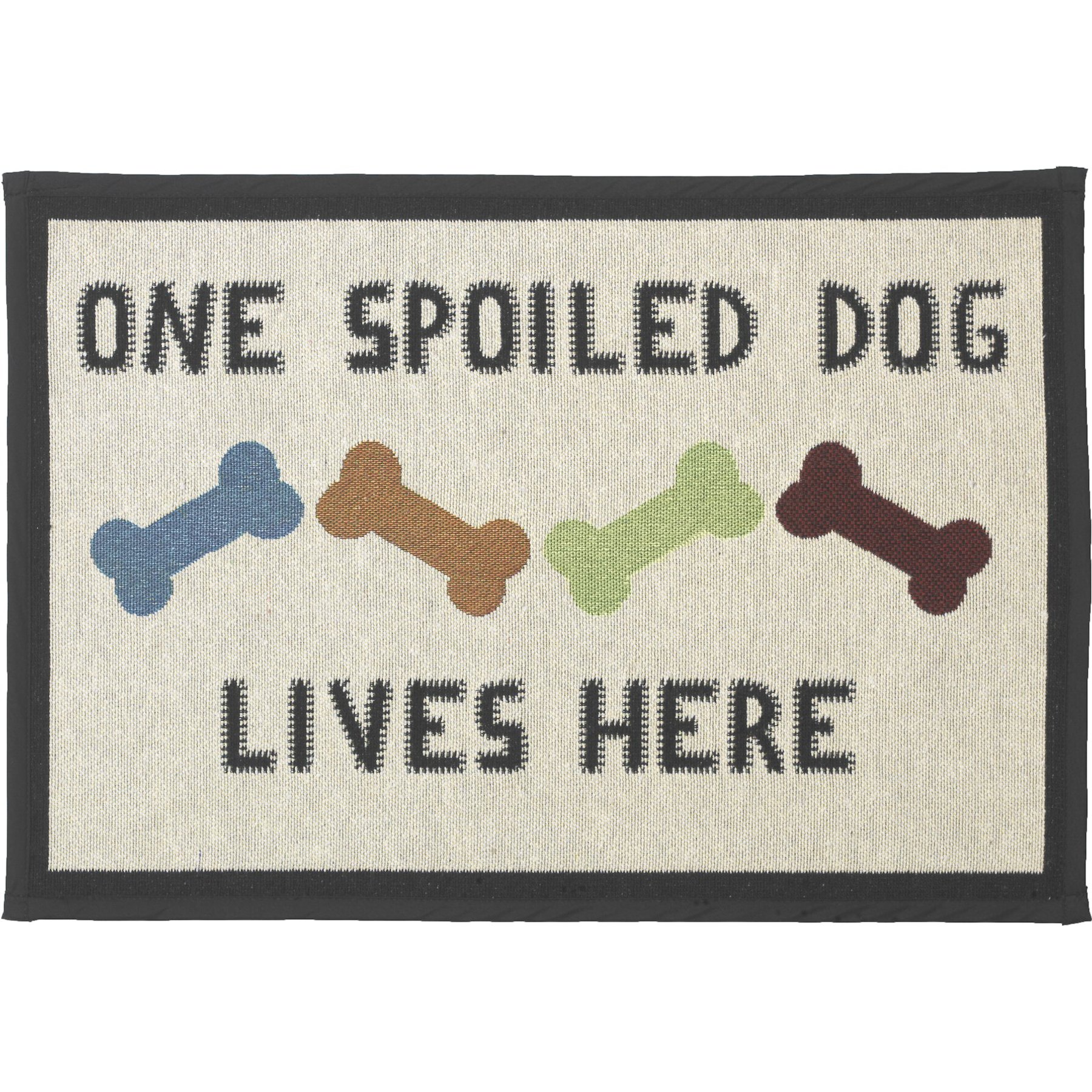 PetRageous Designs One Spoiled Dog Tapestry Placemat, 13x19-in