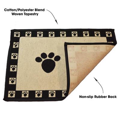 Show full view: PetRageous Designs Paws Tapestry Placemat, Regular slide 3 of 6