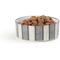 Show in main carousel: PetRageous Designs Pinstripe with Paw Logo 5-in Round Stoneware Dog & Cat Bowl, Blue, 2-cup slide 3 of 4