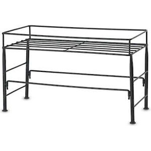PetRageous Designs Set The Table Non-Skid Pet Bowl Wire Stand, Large