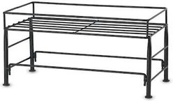 PetRageous Designs Set The Table Non-Skid Pet Bowl Wire Stand, Medium