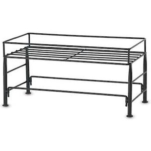 PetRageous Designs Set The Table Non-Skid Pet Bowl Wire Stand, Medium