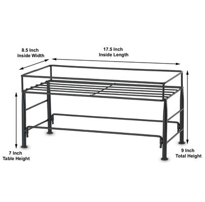 Show full view: PetRageous Designs Set The Table Non-Skid Pet Bowl Wire Stand, Medium slide 2 of 8