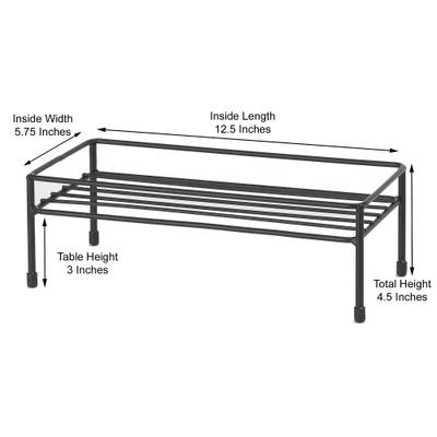 Show full view: PetRageous Designs Set The Table Non-Skid Pet Bowl Wire Stand, Small slide 2 of 6