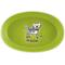 Show in main carousel: PetRageous Designs Silly Kitty Oval Ceramic Cat Bowl, White & Lime Green, 2-cup slide 4 of 6