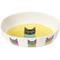 Show in main carousel: PetRageous Designs Smart Kitty Oval Stoneware Cat Bowl, White, Medium: 2-cup slide 1 of 2