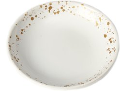 PetRageous Designs Speckles Stoneware Dog & Cat Saucer, White, Small: 2.5-oz slide 2 of 2