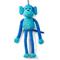 Show in main carousel: PetRageous Designs StretchRageous 18-in Monkey Squeak & Crinkle Plush Dog Toy, Teal slide 1 of 3