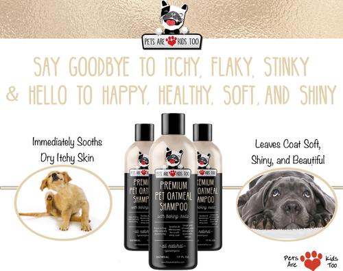 Show full view: Pets Are Kids Too Premium Oatmeal Pet Shampoo, 17-fl oz bottle slide 3 of 5