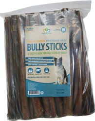 Pet's Choice Naturals Premium Bully Sticks Adult 12-in Beef Flavor Dog Treats, 50 count