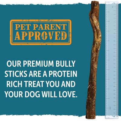 Show full view: Pet's Choice Naturals Premium Bully Sticks Adult 12-in Beef Flavor Dog Treats, 6 count slide 5 of 9