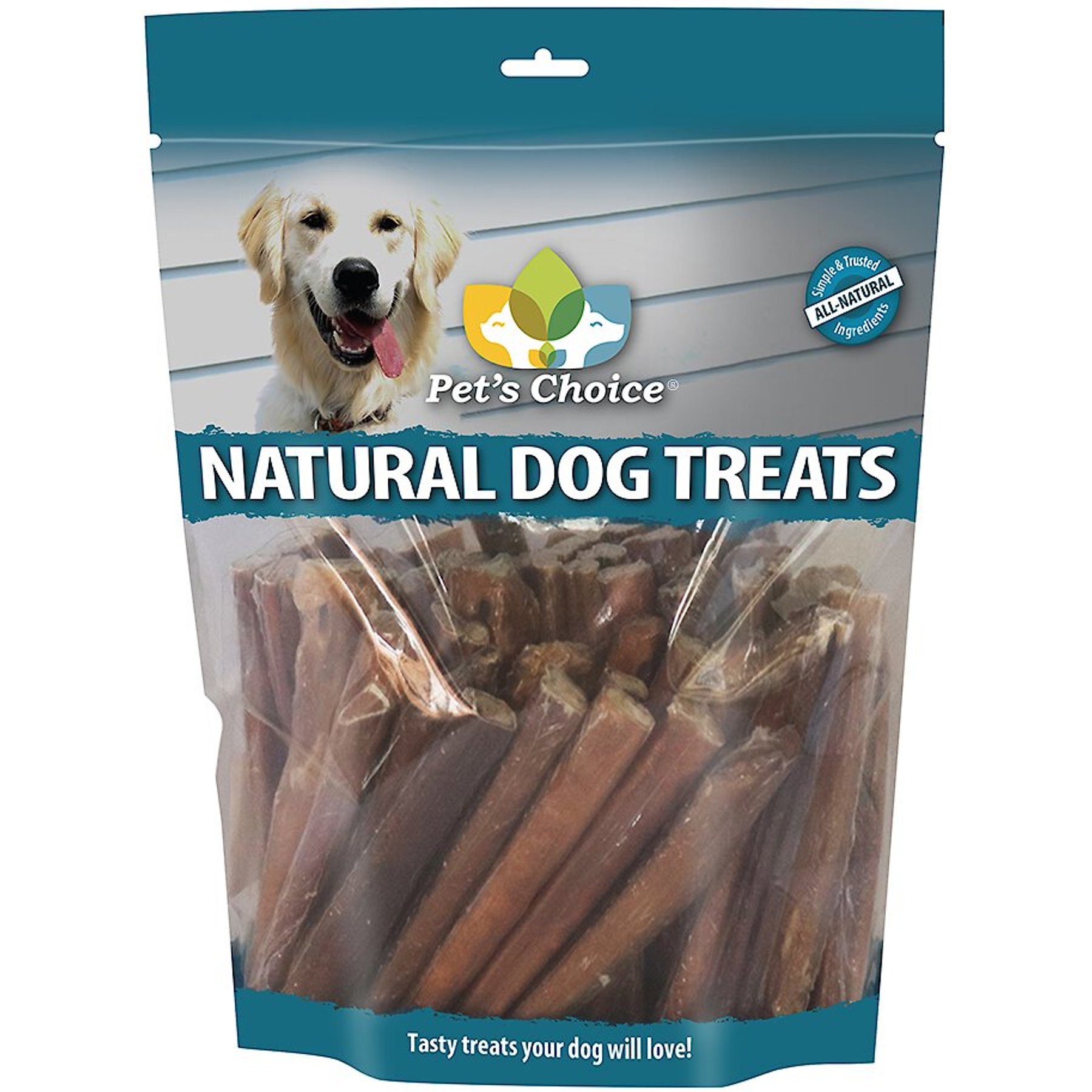 Pet's Choice Naturals Premium Bully Sticks Adult 6-in Beef Flavor Dog Treats, 50 count