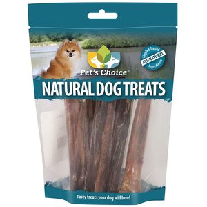 Pet's Choice Naturals Premium Bully Sticks Adult 6-in Beef Flavor Dog Treats, 6 count