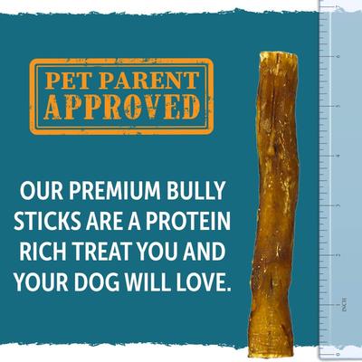 Show full view: Pet's Choice Naturals Premium Bully Sticks Adult 6-in Beef Flavor Dog Treats, 6 count slide 5 of 9