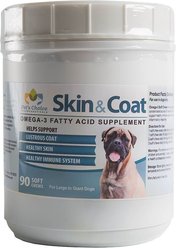 Pet's Choice Pharmaceuticals Skin & Coat Large to Giant Breed Soft Chews Dog Supplements, 90 count