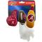 Show in main carousel: Pets First NCAA Football Plush Cat Toys with Catnip, 3 count, Alabama slide 1 of 7
