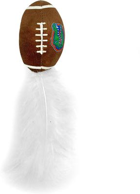Show full view: Pets First NCAA Football Plush Cat Toys with Catnip, 3 count, Florida slide 3 of 6