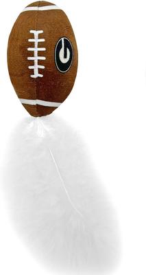 Show full view: Pets First NCAA Football Plush Cat Toys with Catnip, 3 count, Georgia slide 4 of 7