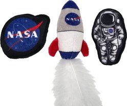 Pets First NASA Plush Cat Toys with Catnip, 3 count