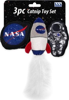 Show full view: Pets First NASA Plush Cat Toys with Catnip, 3 count slide 6 of 6