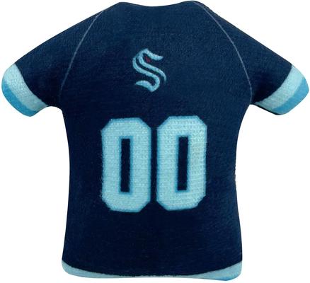 Show full view: Pets First NHL Plush Cat Toys with Catnip, 3 count, Seattle Kraken slide 2 of 5