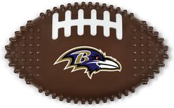 Pets First Baltimore Ravens Hard Nylon Football Dog Chew Toy, Brown