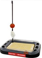 Pets First Basketball Cat Scratcher Toy with Catnip, Texas Tech