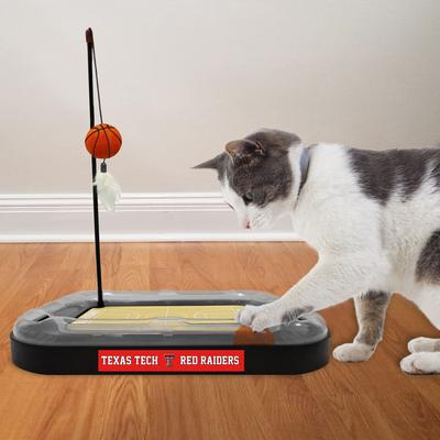 Show full view: Pets First Basketball Cat Scratcher Toy with Catnip, Texas Tech slide 3 of 5
