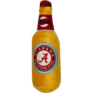 Pets First Bottle Squeaky Dog Chew Toy, Alabama